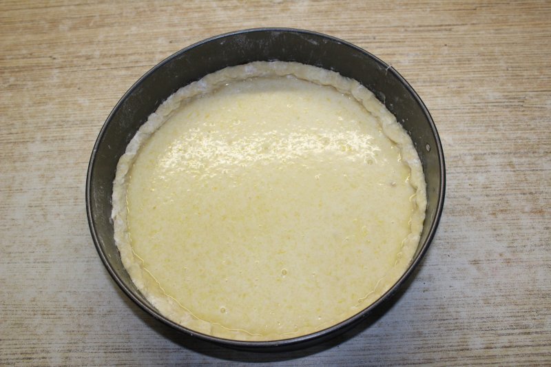 Открытый лимонный пирог на песочном тесте: пошаговый фото рецепт