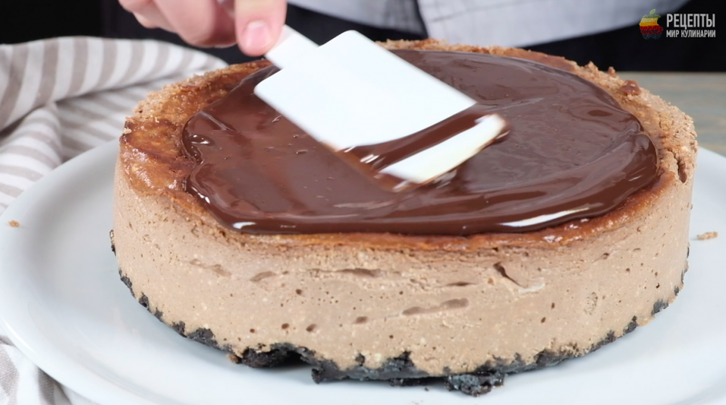 Шоколадный чизкейк: видео рецепт и пошаговые фото