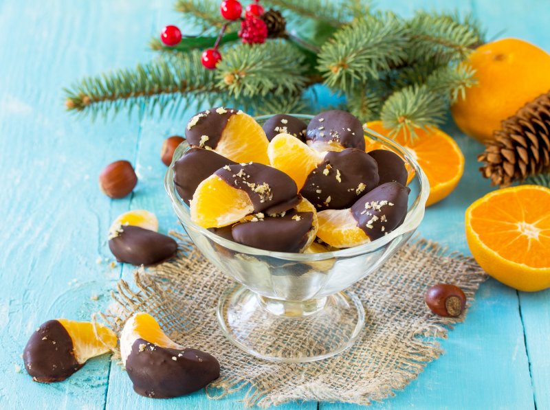 Апельсины в шоколаде – вкуснейшее лакомство!