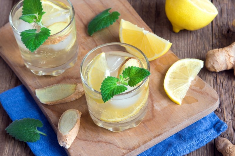Домашний имбирный лимонад