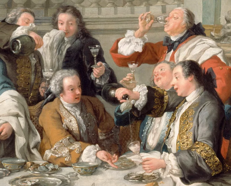 Жана-Франсуа де Труа "обед с устрицами". Франсуа де Труа обед с устрицами.