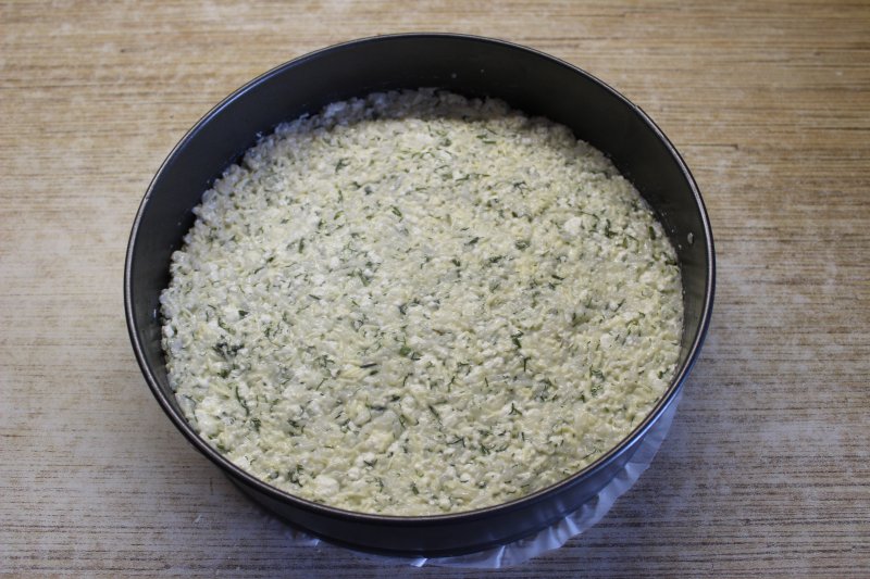 Рисовая лепешка с творогом и зеленью: пошаговый фото рецепт