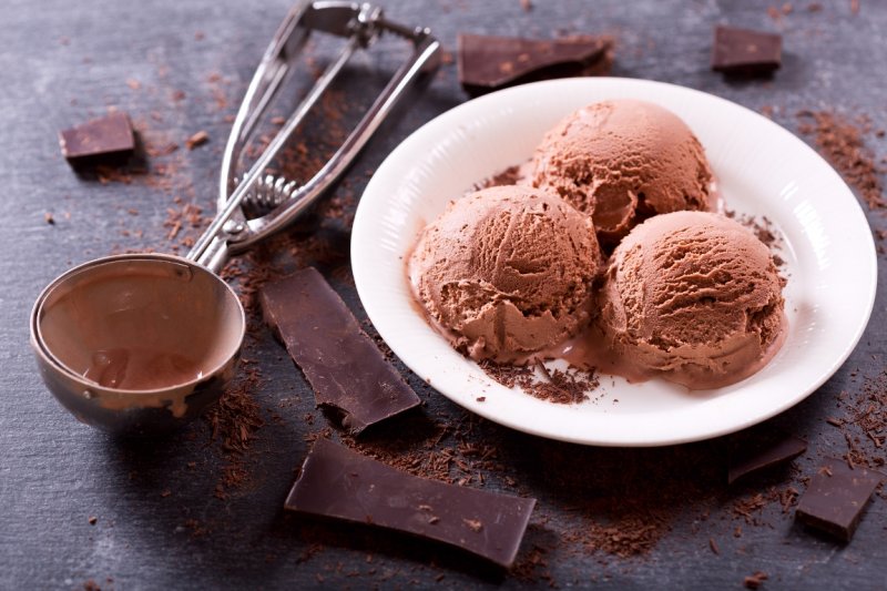 Вкуснейшее шоколадное мороженое