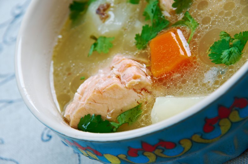 Узбекский рыбный суп