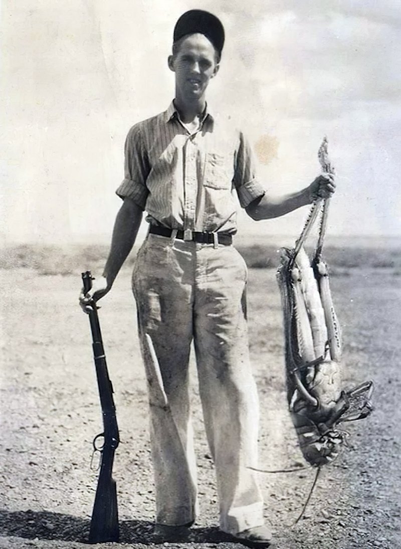 В 1937 году фермер подстрелил метрового кузнечика. Правда или ложь?