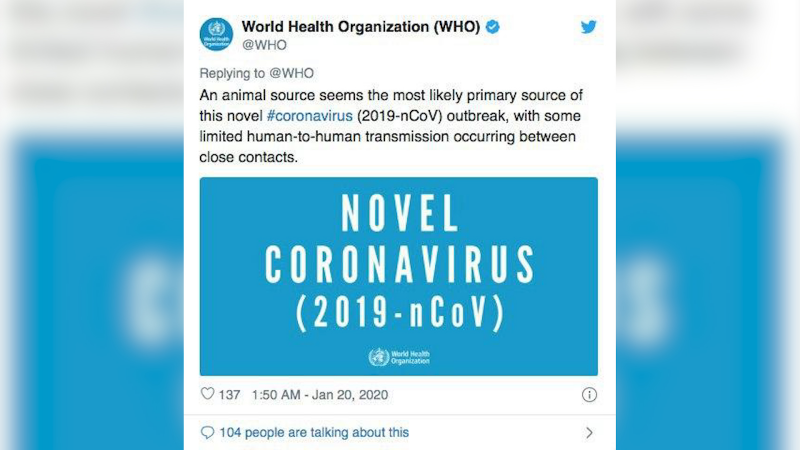 Коронавирус из Китая: симптомы, передача и опасность 2019-nCoV