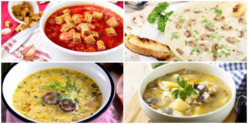 7 оригинальных супов с грибами