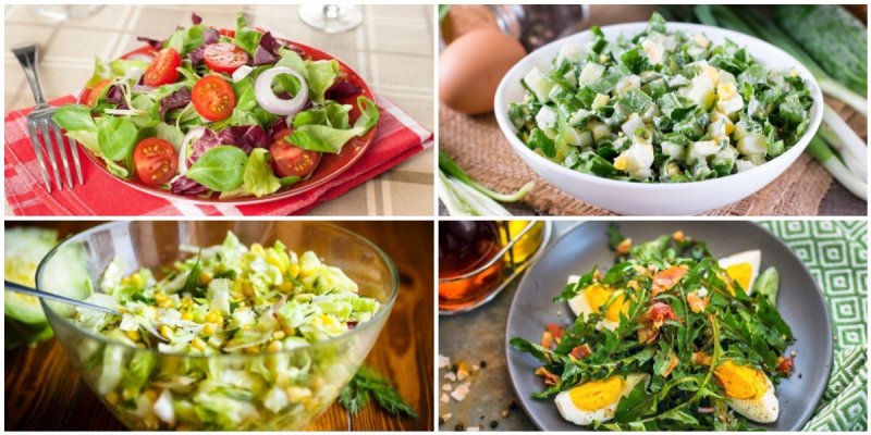 7 весенних салатов на каждый день
