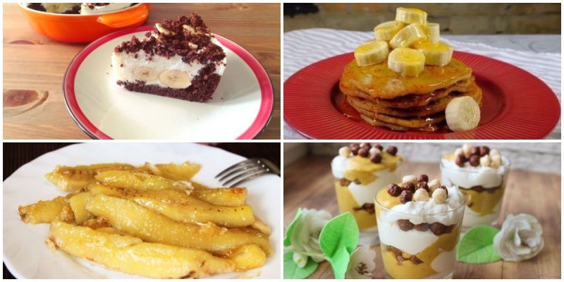 7 вкусных банановых десертов