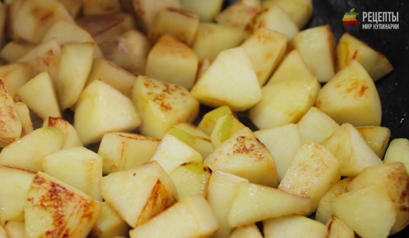 Французские тосты с яблоками: видео-рецепт
