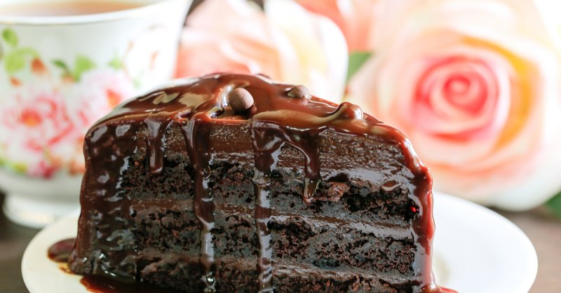 Шоколадный торт с коньяком