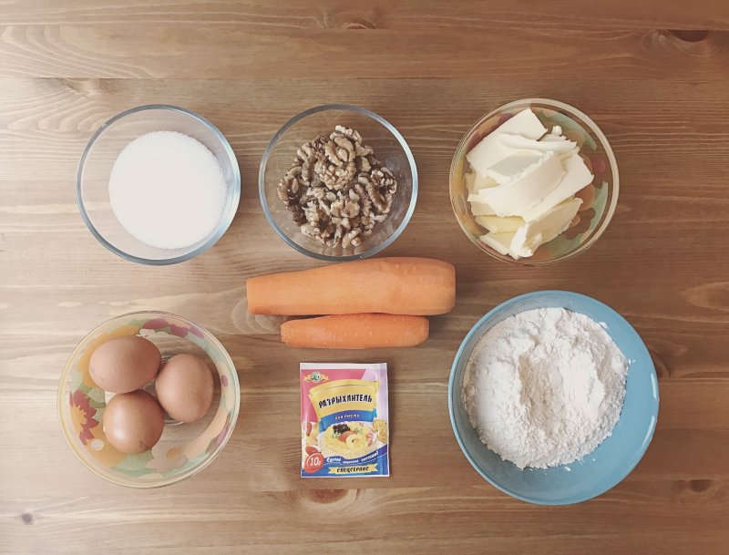 Домашние морковные пирожные с творожным кремом: пошаговый фото рецепт