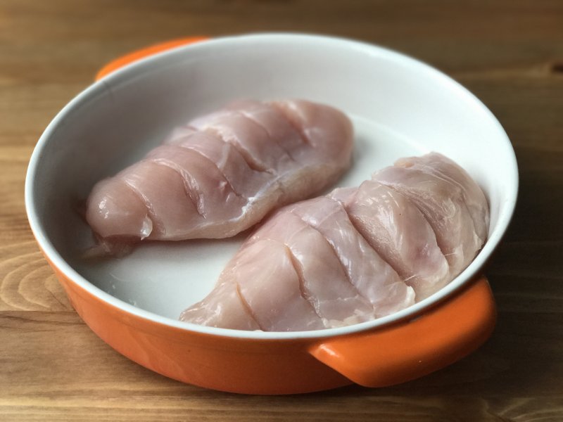 Курица-гармошка с творожным сыром и шпинатом: пошаговый фото рецепт