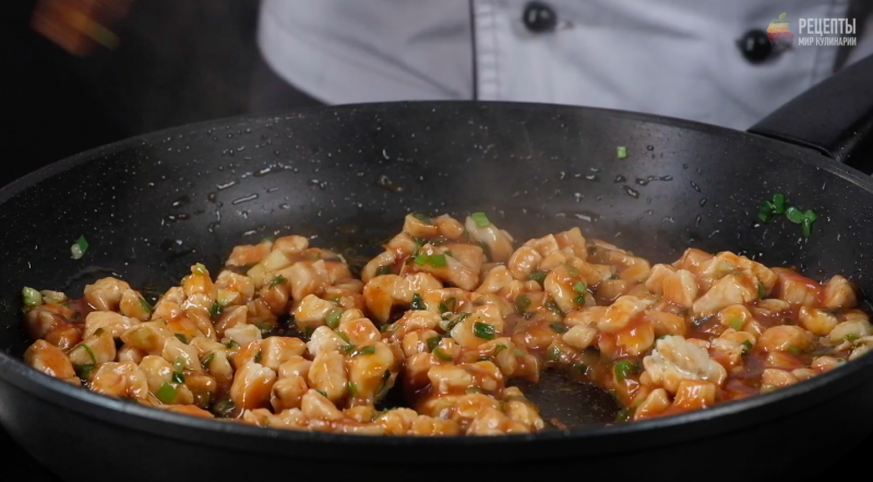 Буррито с курицей и рисом: видео-рецепт