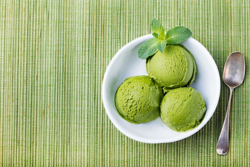 Японское мороженое "Зеленый чай"