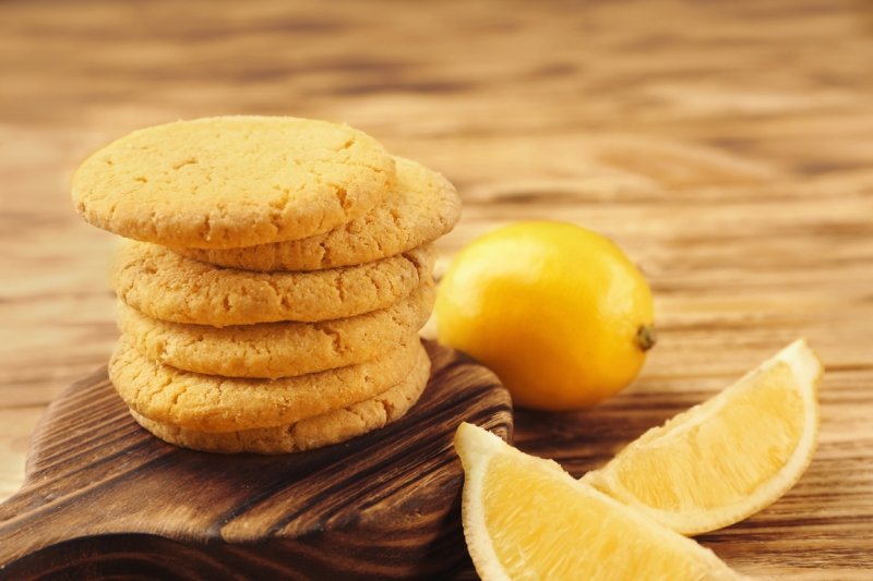 Лимонное печенье на кефире