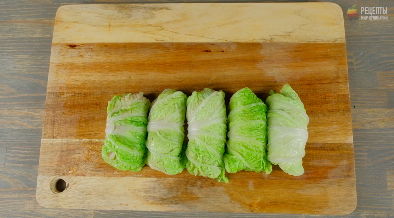 Голубцы из пекинской капусты: видео-рецепт