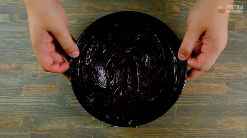 Шоколадный пирог с шоколадным кремом