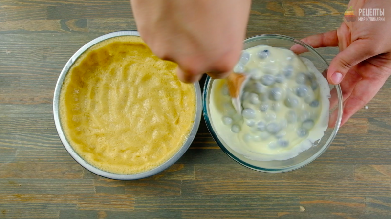 Финский пирог с черникой: видео-рецепт