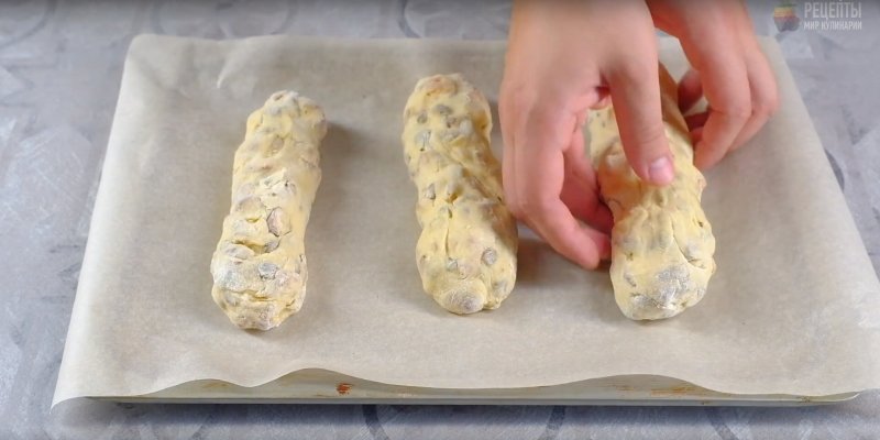 Итальянские бискотти с сухофруктами: видео-рецепт