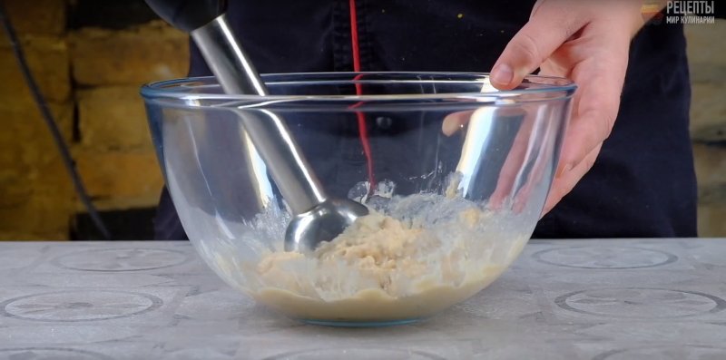 Фасолевый соус “а-ля майонез”: видео-рецепт