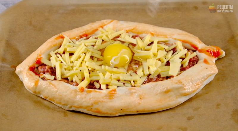 Видео-рецепт: Пицца “Лодочка”