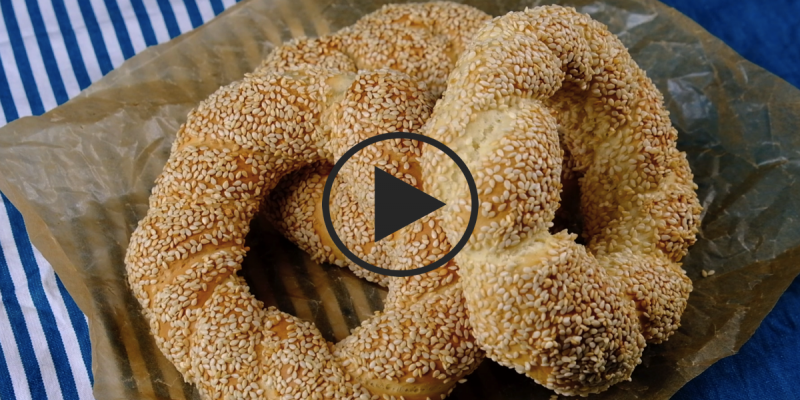 Видео-рецепт: Турецкий бублики “Симиты”