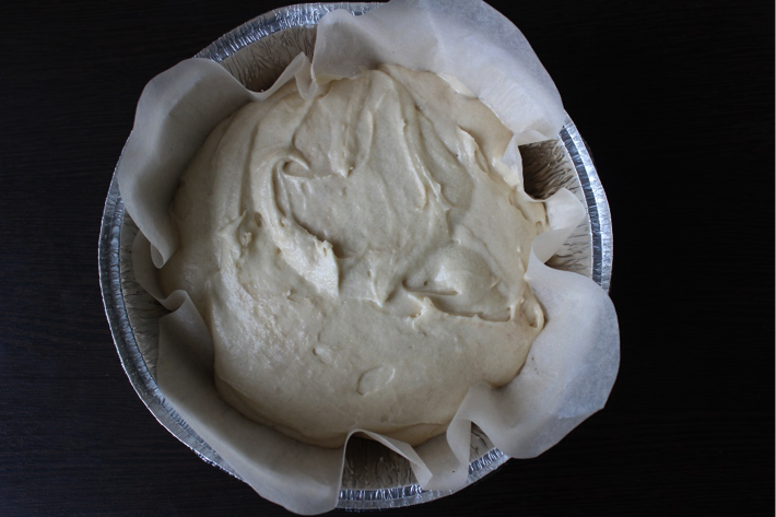 Пошаговый фото-рецепт: Яблочный кекс с овсяным штрейзелем