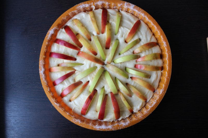 Пошаговый фото-рецепт: Корнуэльский яблочный пирог