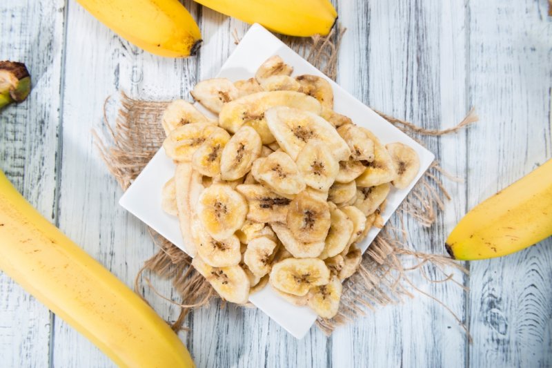Домашние банановые чипсы