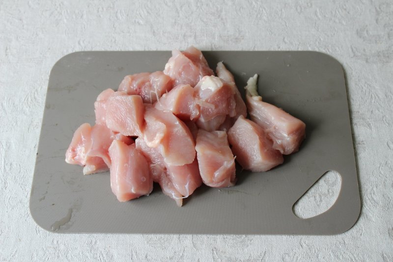 Нежнейший шашлык куриный с овощами "Пикантный микс": пошаговый фото рецепт