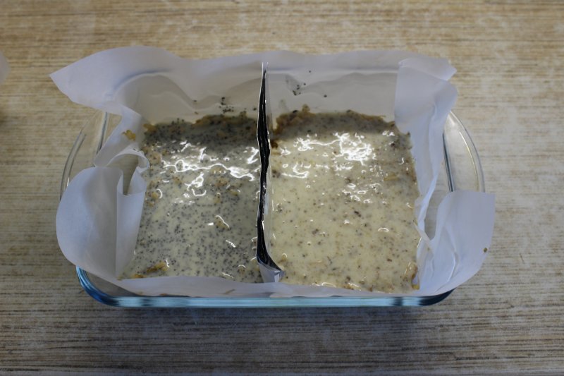 Пошаговый фото-рецепт: Трехслойный пирог с маком и орехами