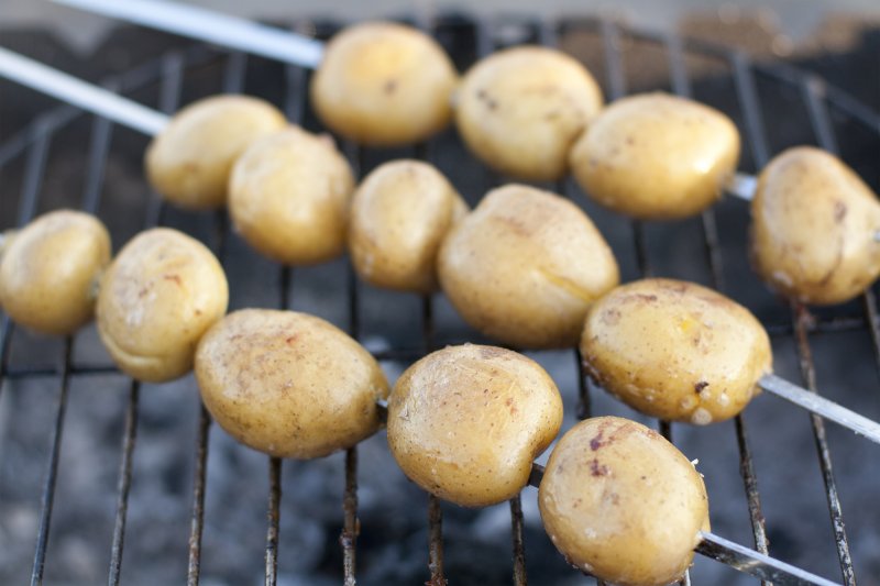 Картошка на газовом гриле рецепт с фото