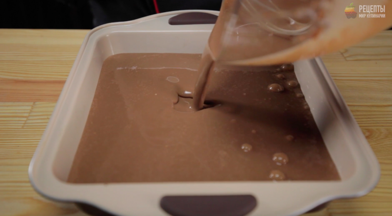 Шоколадный пирог с маршмеллоу: видео-рецепт и пошаговые фото