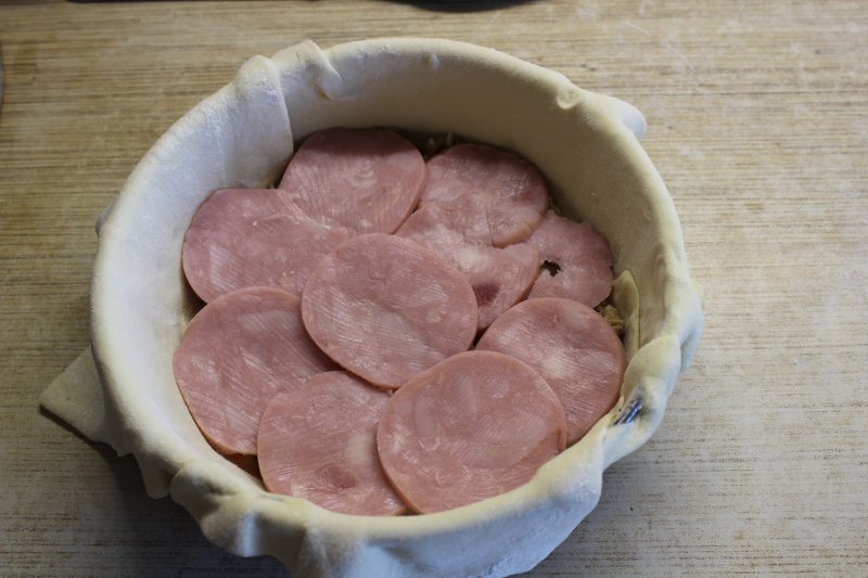 Слоеный мясной пирог: пошаговый фото рецепт