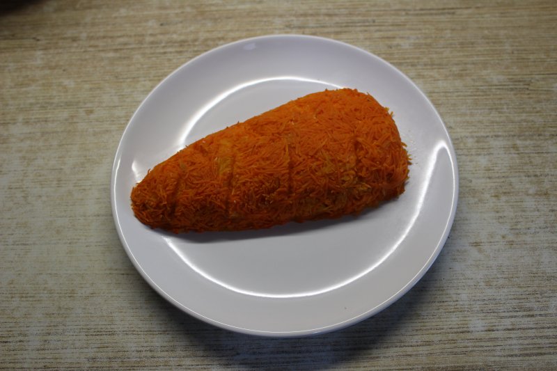 Праздничный салат "Морковка": пошаговый фото рецепт