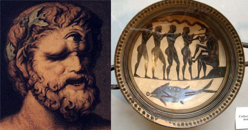 Циклоп и Одиссей: миф о хитроумном Одиссее в пещере Полифема на острове циклопов