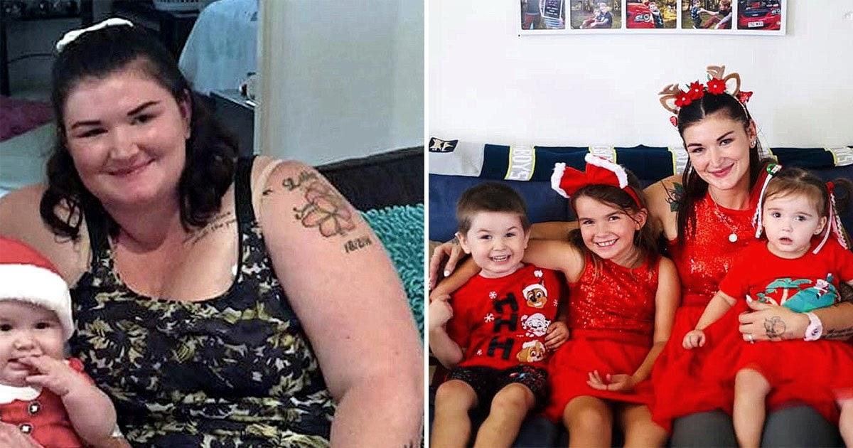 Мать троих детей сбросила 101 килограмм и ее стало не узнать