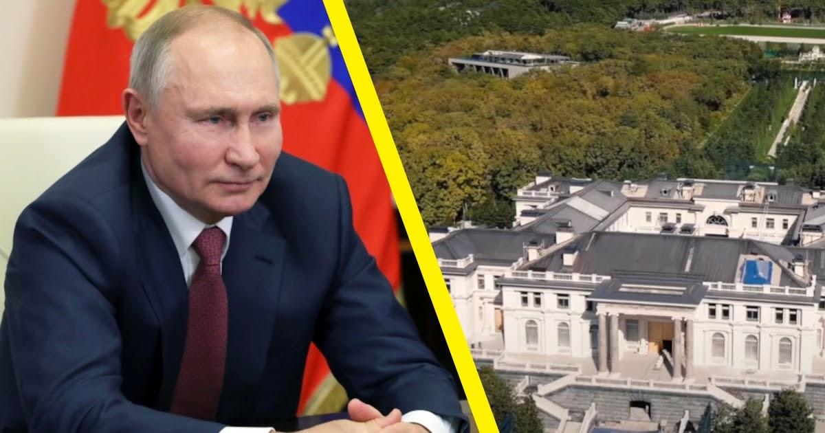 Путин в своем дворце в геленджике
