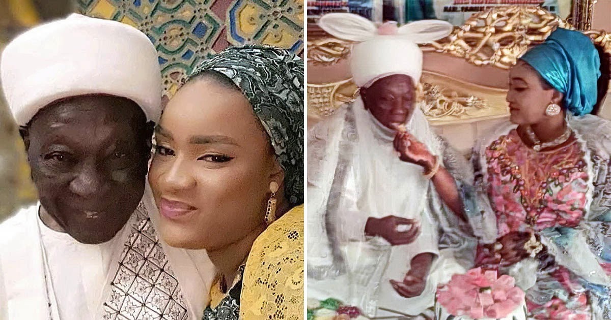 90-летний многоженец из Нигерии сыграл свадьбу с 20-летней девушкой