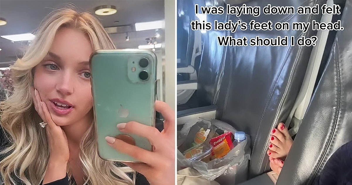 «Как ей отомстить?» Пассажирка положила ноги на голову соседке по самолету
