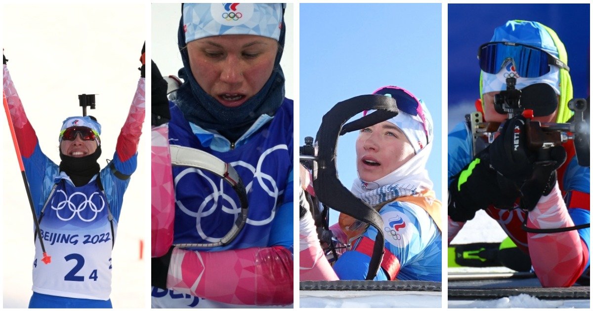 Российские биатлонистки взяли серебро в эстафете на Олимпиаде