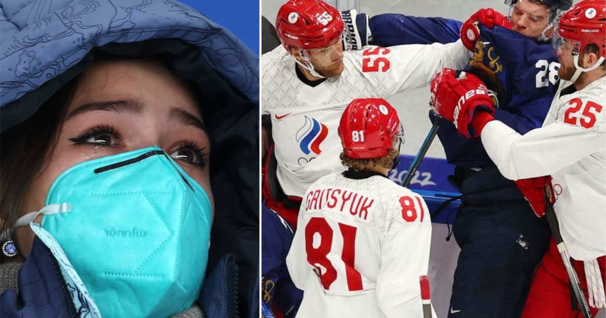 Загитова разрыдалась из-за поражения сборной России по хоккею  в Пекине